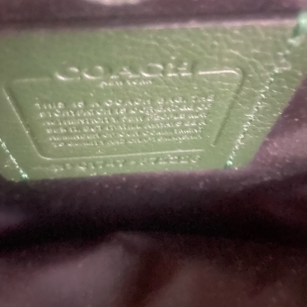 Palm/Pine/Black Unisex Coach Crossbody Bag - Picture 10 of 11